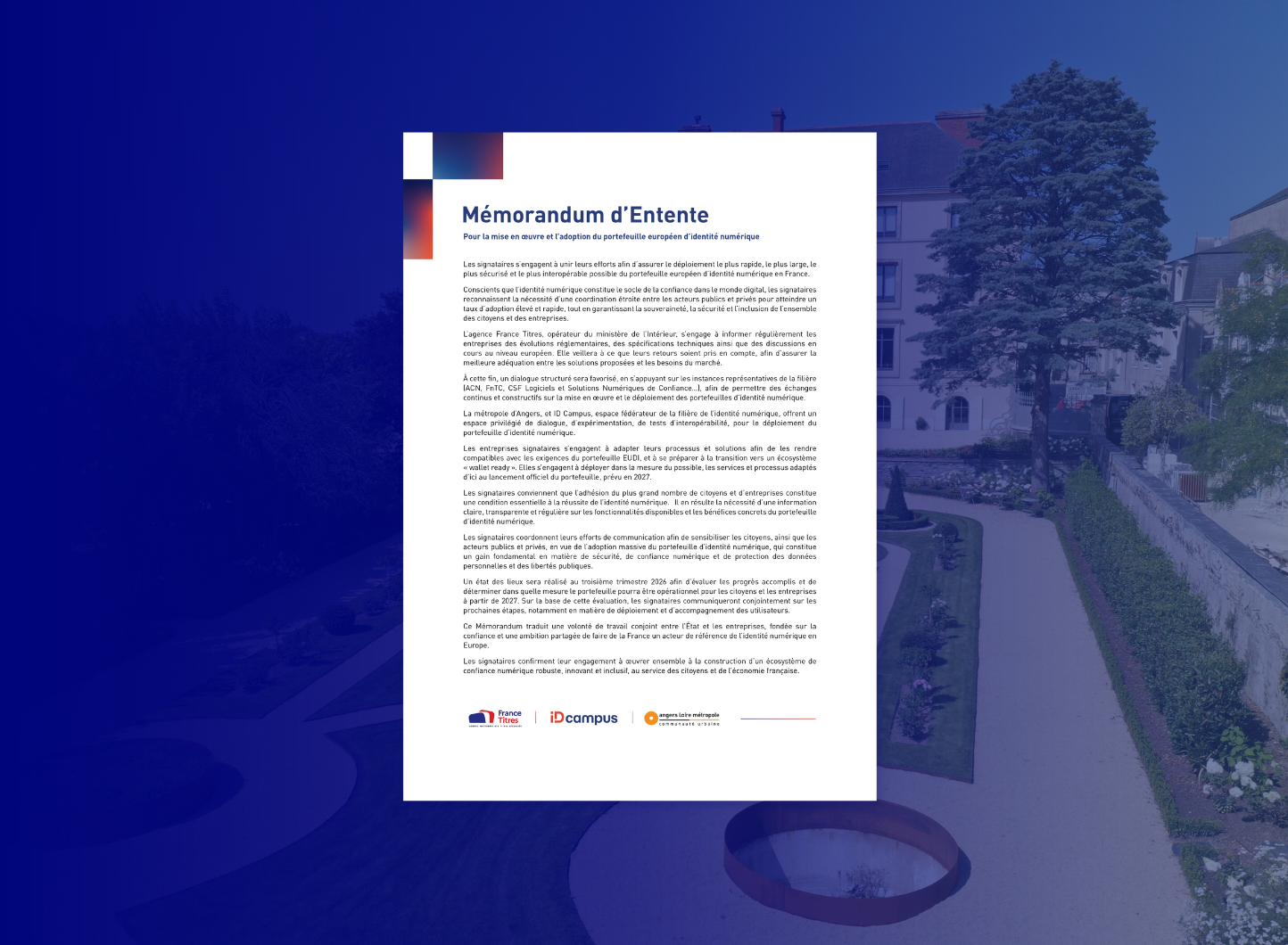 Memoradum of Understanding - France Titres